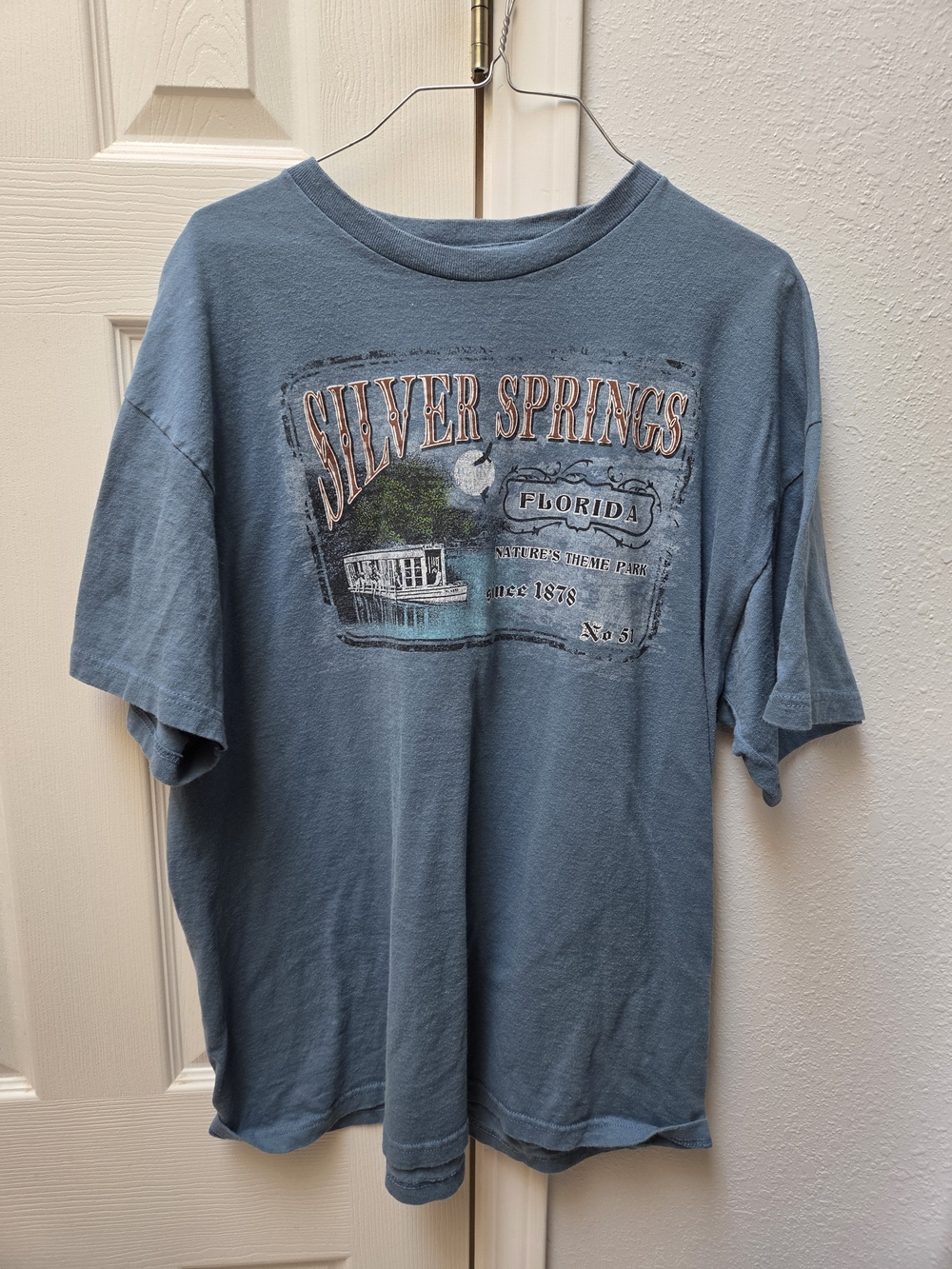 Silver Springs Florida Graphic Tee - Blue